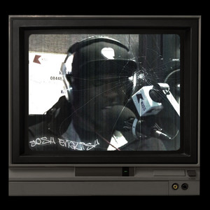 one to remember cover art — a cracked CRT television showing Josh English tracking vocals in the studio.